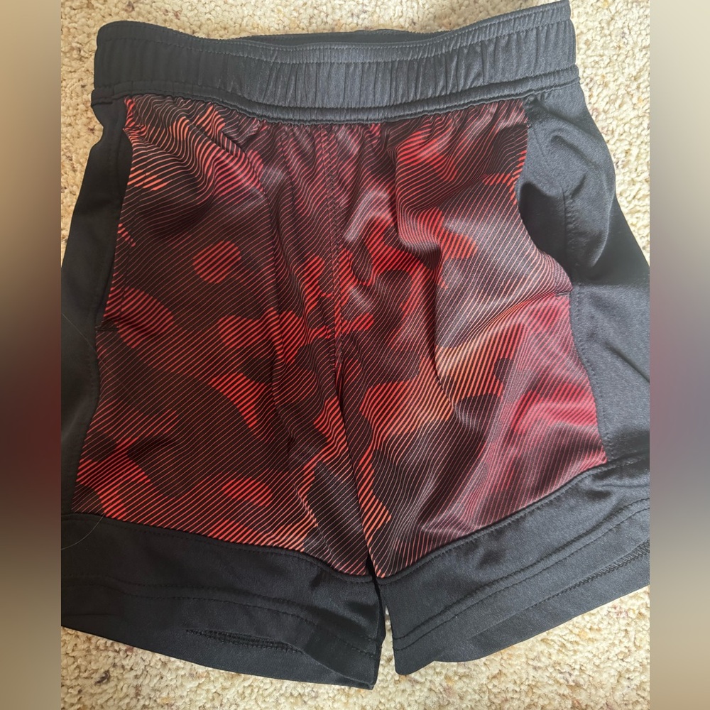 All in Motion Black and Orange Active Shorts
